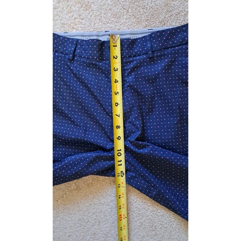 Walter Hagen Men's Golf Shorts Blue Pink Polka Dot Size 32 - Picture 9 of 10